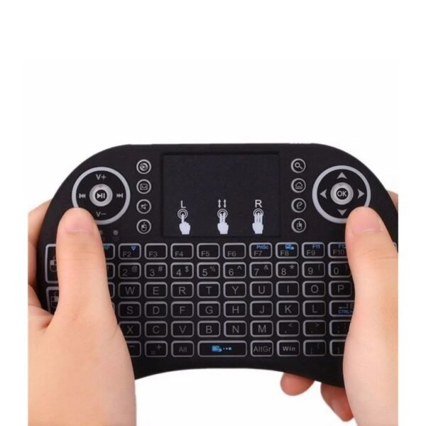 mini teclado usb led touchpad smart tv pc ps3 - Imagem 3