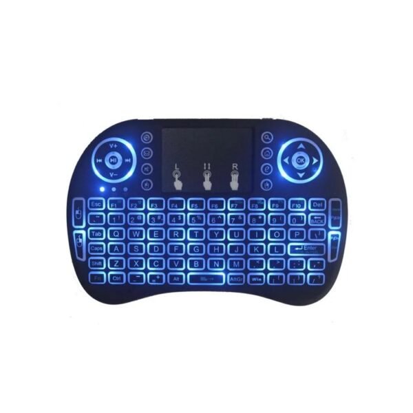 mini teclado usb led touchpad smart tv pc ps3 - Imagem 6