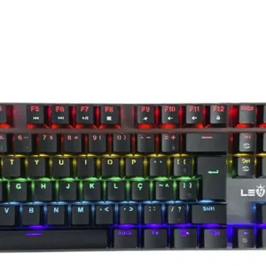 Teclado Gamer Mecânico Lehmox Ley-2081 Rgb Abnt2 Switch Blue