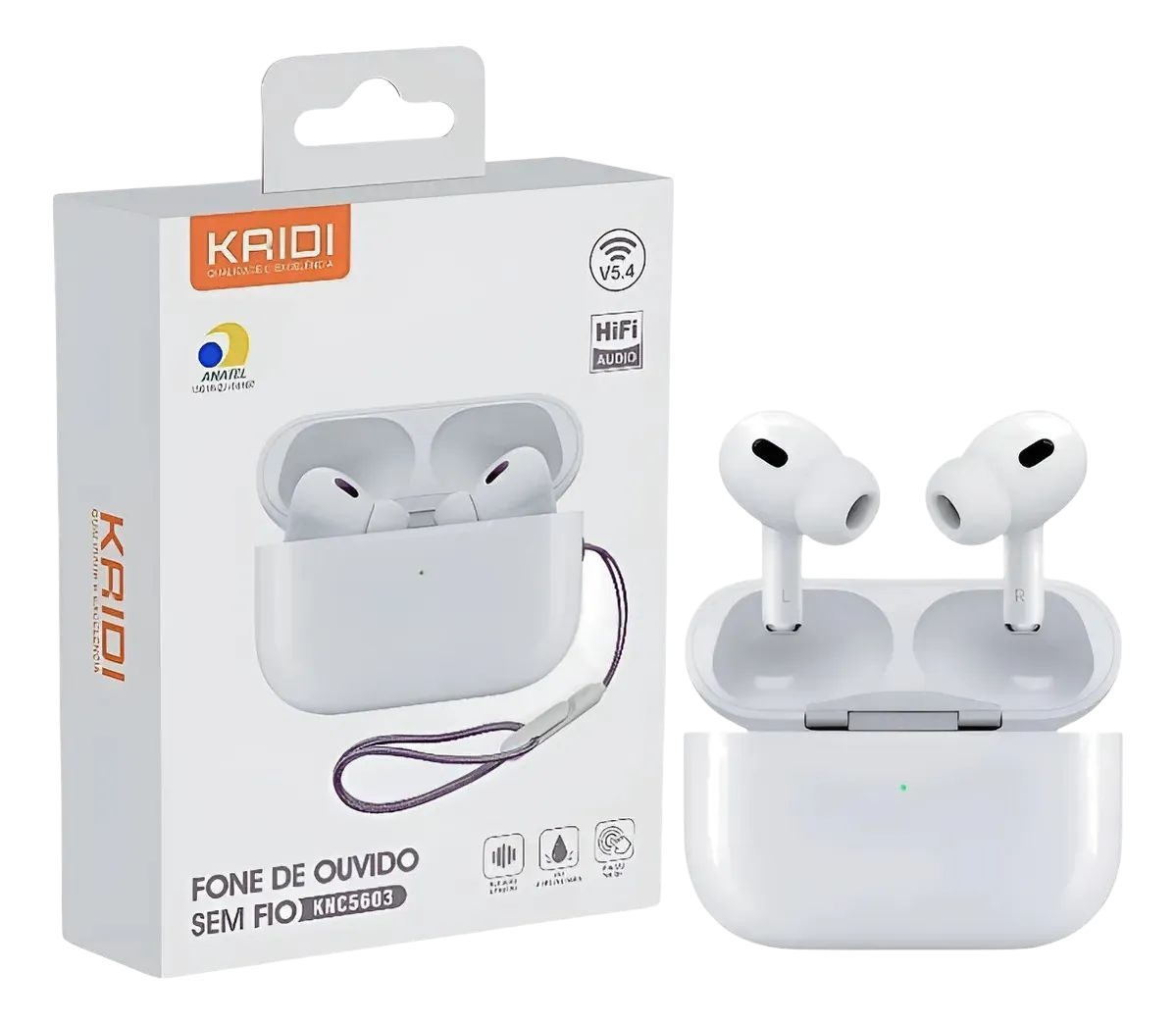 Fone Bluetooth Sem Fio KAID 5.4 Original Kaidi Knc5603