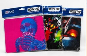 Mousepad Gamer 22x18cm Estampado - Modelos Caveira, Anime, Personagens e Games - Base Emborrachada Antiderrapante